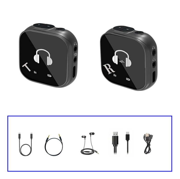 5.8G Wireless In Ear Monitor System Dual-Earphone Monitoring Transmitter Receiver, Spec: One To One by buy2fix
