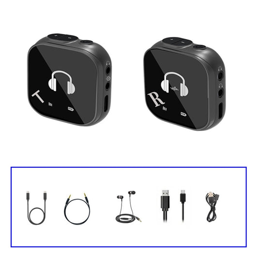 5.8G Wireless In Ear Monitor System Dual-Earphone Monitoring Transmitter Receiver, Spec: One To One by buy2fix