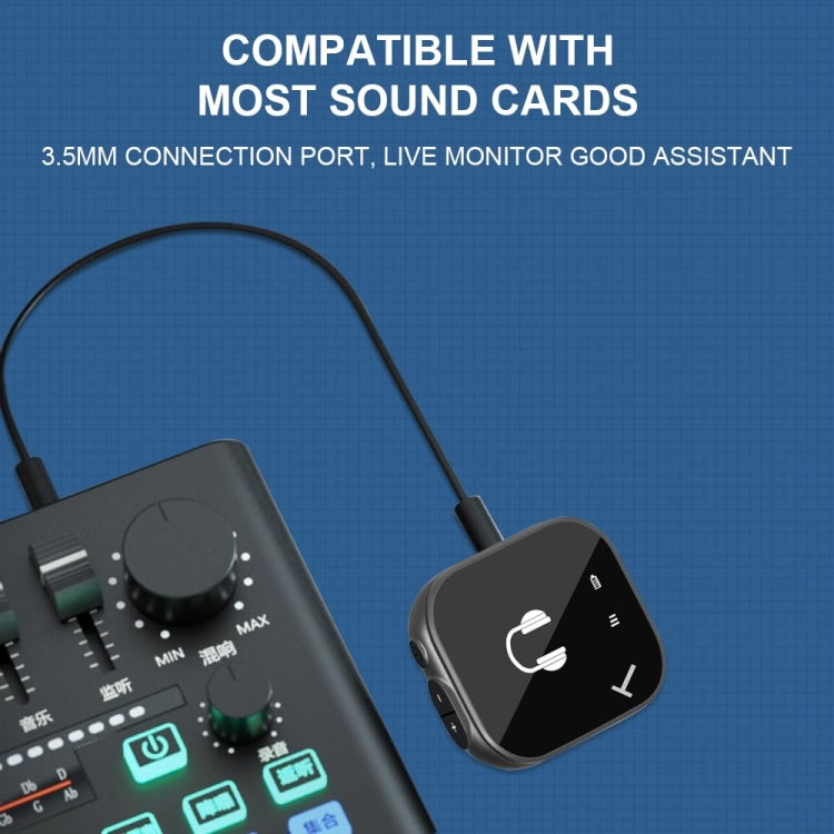5.8G Wireless In Ear Monitor System Dual-Earphone Monitoring Transmitter Receiver, Spec: One To One by buy2fix