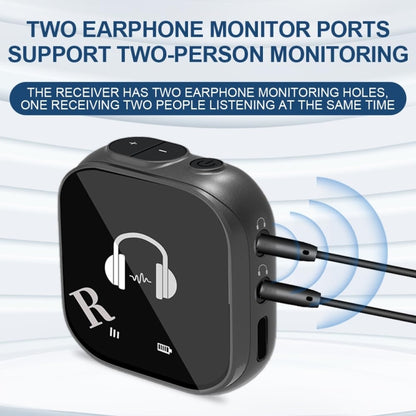 5.8G Wireless In Ear Monitor System Dual-Earphone Monitoring Transmitter Receiver, Spec: One To One by buy2fix