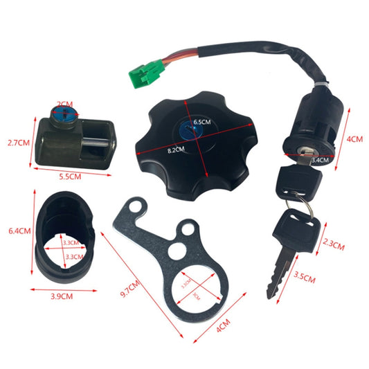 For Suzuki DR-Z400 ATV Off-road Vehicle Ignition Switch Set - Engines & Engine Parts by buy2fix | Online Shopping UK | buy2fix