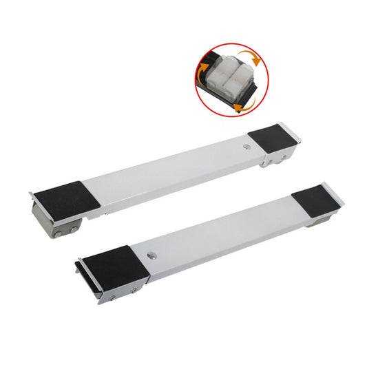 1pair Household Washing Machine And Refrigerator Fixed Non-Slip Universal Wheel Bracket Base(White) - Washing Machine Parts by buy2fix | Online Shopping UK | buy2fix
