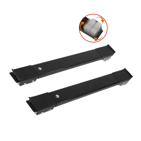 1pair Household Washing Machine And Refrigerator Fixed Non-Slip Universal Wheel Bracket Base(Black) - Washing Machine Parts by buy2fix | Online Shopping UK | buy2fix
