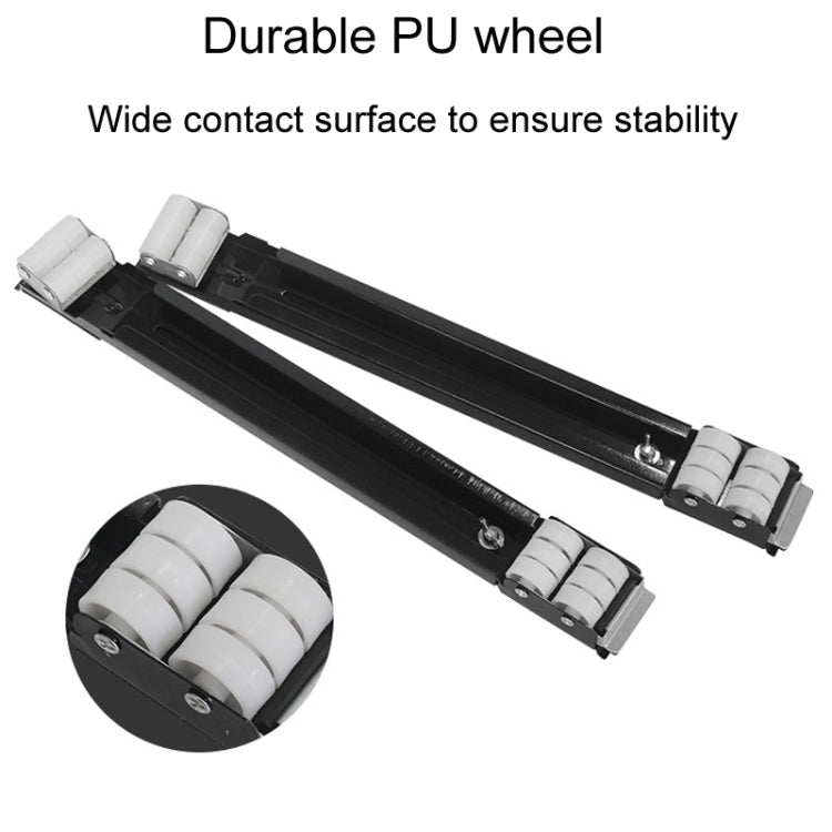 1pair Household Washing Machine And Refrigerator Fixed Non-Slip Universal Wheel Bracket Base(White) - Washing Machine Parts by buy2fix | Online Shopping UK | buy2fix