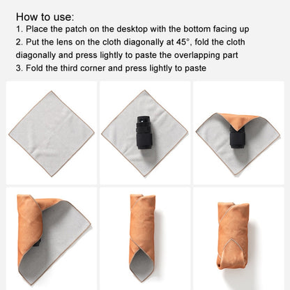 DSLR Camera Folding Cloth Photography Camera Folding Cloth Magic Protective Cloth, Color: 45x45cm Light Gray - Lens Bag by buy2fix | Online Shopping UK | buy2fix