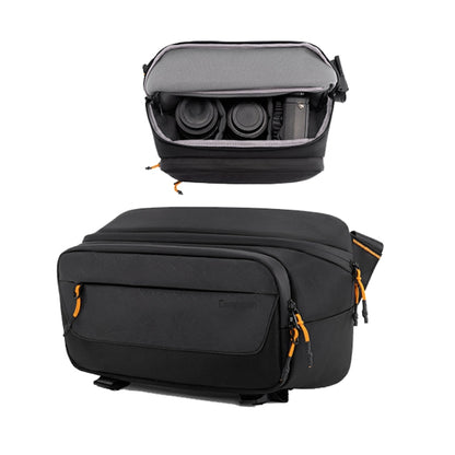 Cwatcun D133 Camera Chest Bag Multi-functional Handheld Slanting Cross Shoulder Camera Casual Bag, Color: Medium Black - Strap Satchel by Cwatcun | Online Shopping UK | buy2fix