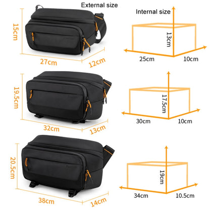 Cwatcun D133 Camera Chest Bag Multi-functional Handheld Slanting Cross Shoulder Camera Casual Bag, Color: Medium Black - Strap Satchel by Cwatcun | Online Shopping UK | buy2fix