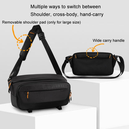 Cwatcun D133 Camera Chest Bag Multi-functional Handheld Slanting Cross Shoulder Camera Casual Bag, Color: Small Black - Strap Satchel by Cwatcun | Online Shopping UK | buy2fix