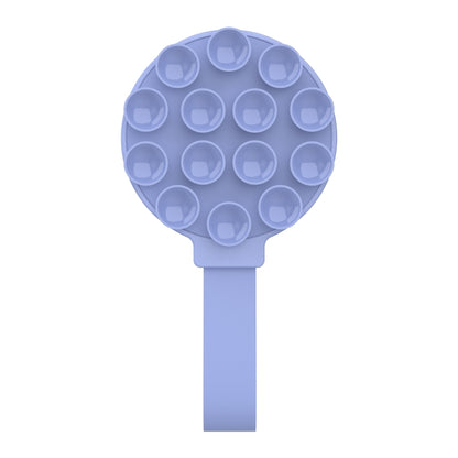 Suction Cup Magnetic Silicone Phone Holder Phone Case Grip Holder(Light Blue) - Ring Holder by buy2fix | Online Shopping UK | buy2fix