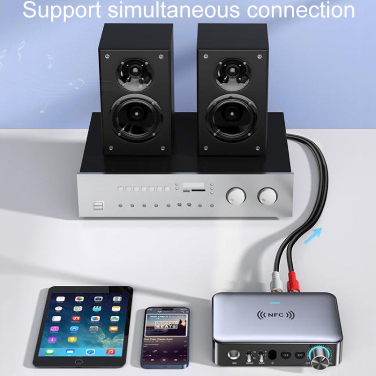 M16 Pro NFC Fiber Optic Bluetooth Receiver And Transmitter 5.1 Audio Adapter - Audio Receiver Transmitter by buy2fix | Online Shopping UK | buy2fix