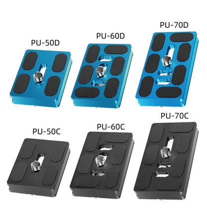 BEXIN PU-50C For Arca Type SLR Camera PU Quick Release Plate Aluminum Alloy CNC Ball Head Quick Release Plate - Quick Release Plate by BEXIN | Online Shopping UK | buy2fix
