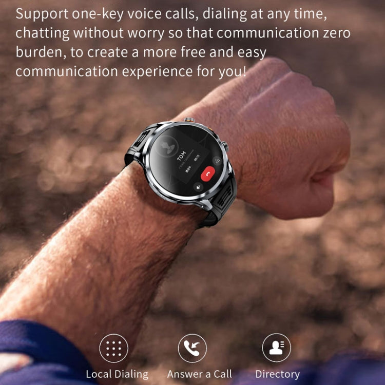 H18 Ultra-Thin Round Ball Screen 1.95 Inch Plug-In Phone Smart Watch 32G(Black) by buy2fix