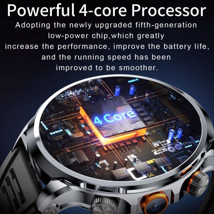 H18 Ultra-Thin Round Ball Screen 1.95 Inch Plug-In Phone Smart Watch 32G(Black) by buy2fix