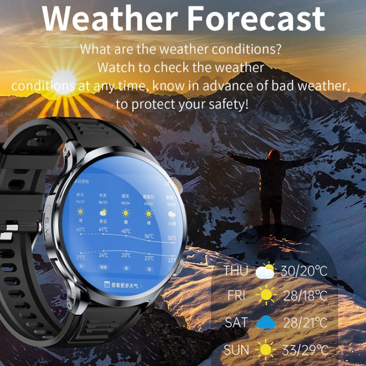 H18 Ultra-Thin Round Ball Screen 1.95 Inch Plug-In Phone Smart Watch 32G(Silver) by buy2fix