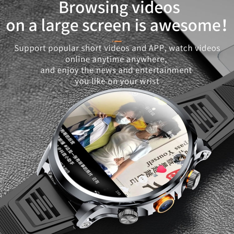 H18 Ultra-Thin Round Ball Screen 1.95 Inch Plug-In Phone Smart Watch 32G(Black) by buy2fix