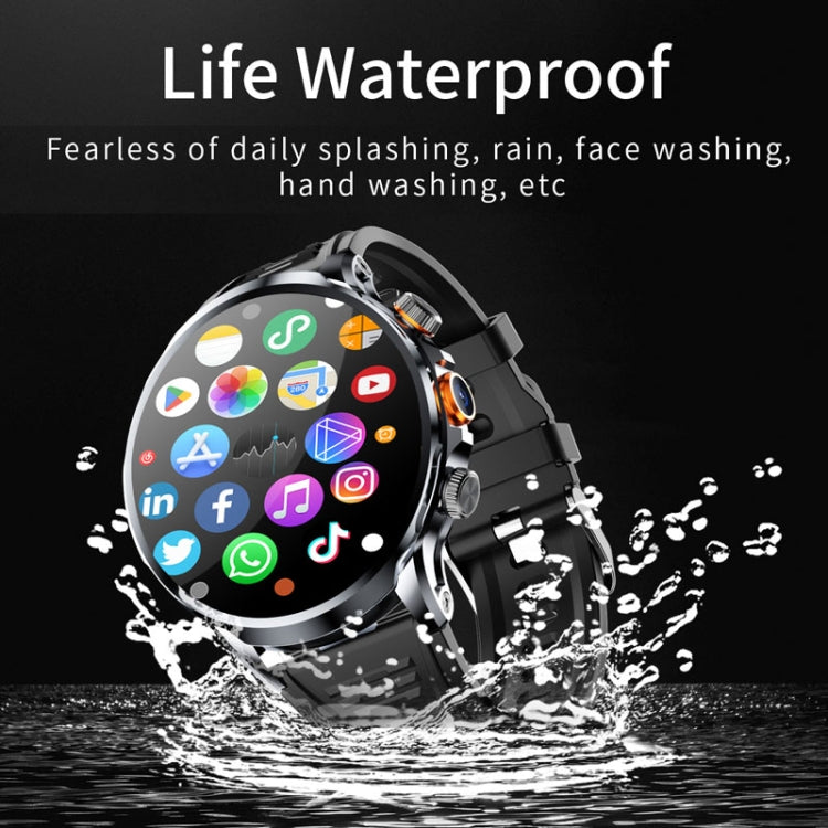 H18 Ultra-Thin Round Ball Screen 1.95 Inch Plug-In Phone Smart Watch 32G(Black) by buy2fix