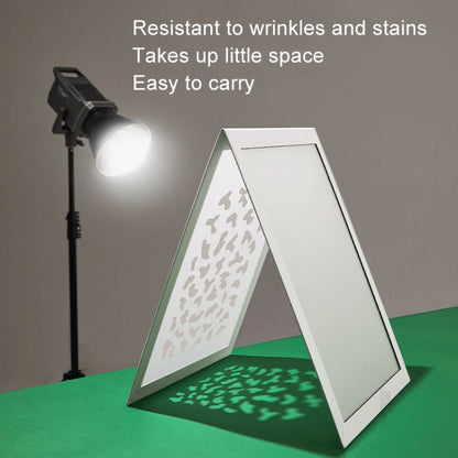 Foldable Soft Board Spotlight Reflective Screen PVC Waterproof Photo Tool Style 3 Pane - Shadow Props by buy2fix | Online Shopping UK | buy2fix