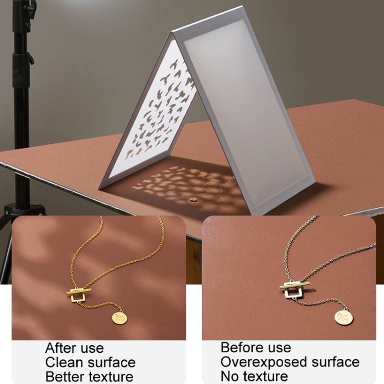 Foldable Soft Board Spotlight Reflective Screen PVC Waterproof Photo Tool Style 1 Vertical Strip - Shadow Props by buy2fix | Online Shopping UK | buy2fix