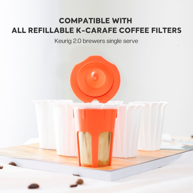 100pcs For Keurig 2.0 Coffee Capsule Cup Disposable Paper Filter - Coffee Machine Parts by buy2fix | Online Shopping UK | buy2fix