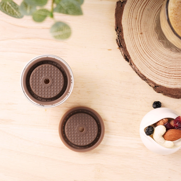 Compatible With Vertuoline Reusable Coffee Capsule Shell Silicone Cap(Coffee) - Coffee Machine Parts by buy2fix | Online Shopping UK | buy2fix