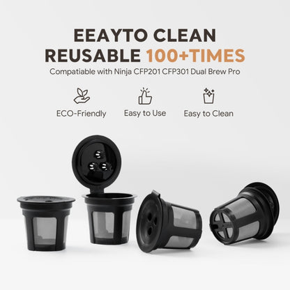 For Ninja Dual Brew Coffee Machines Three Holes Coffee Capsule Filter, Model: UA2227 - Coffee Machine Parts by buy2fix | Online Shopping UK | buy2fix