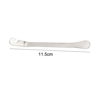 2pcs Metal Bicycle Tire Pry Bars Levers Mountain Bike Tire Removal Tools(Silver) - Maintenance tools by buy2fix | Online Shopping UK | buy2fix