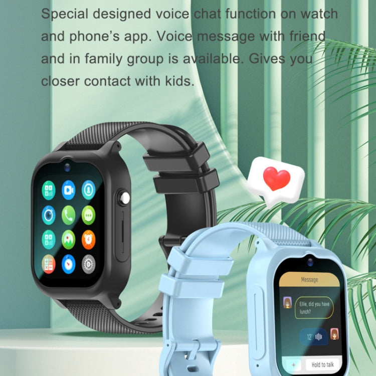 K26H 4G Kids Phone Watch With 1.83-inch Touch Screen Front Camera SOS GPS Location(Black) by buy2fix