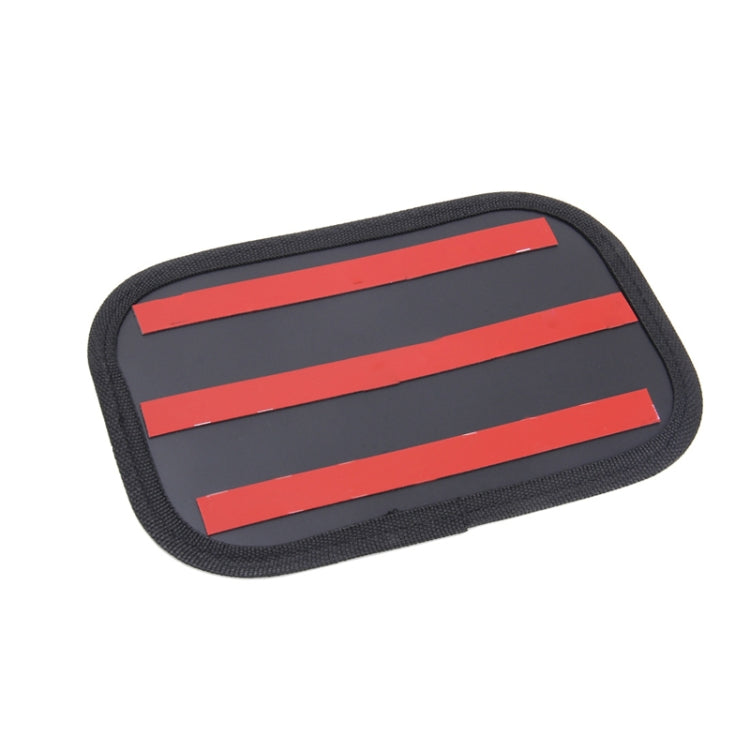 Microfiber Leather Car Mobile Phone Sticky Storage Net Bag, Color: H007 Gray Small by buy2fix