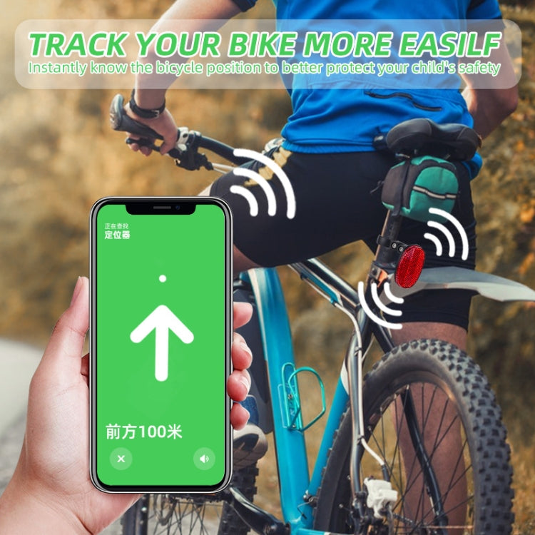 For AirTag Tracker Bicycle Anti-theft Taillight Road Bike Seat Tube Reflective Hidden Mount - Bicycle Series by buy2fix | Online Shopping UK | buy2fix