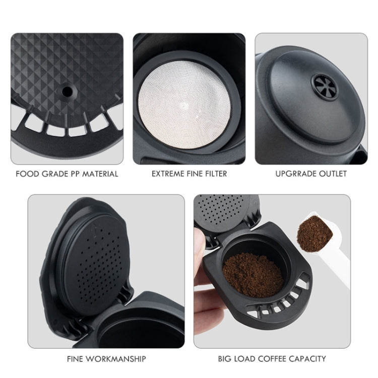 Compatible With Dolce Gusto ICafilas Reusable Coffee Capsule Converter Tray(Black) - Coffee Machine Parts by buy2fix | Online Shopping UK | buy2fix