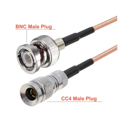 20cm BNC Male To CC4 Male Cable RG179 RF Adapter Wire by buy2fix