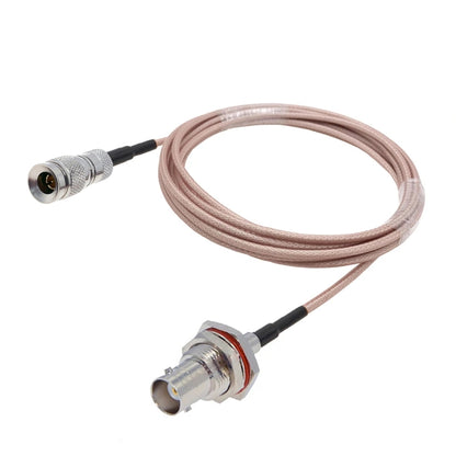 50cm CC4 Male To BNC Through Wall Waterproof Female Cable RG179 RF Adapter Wire by buy2fix