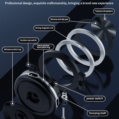 AIMITE C1 Vacuum Adsorption Foldable Magnetic Support Bracket Car Cell Phone Holder(Black) by AIMITE