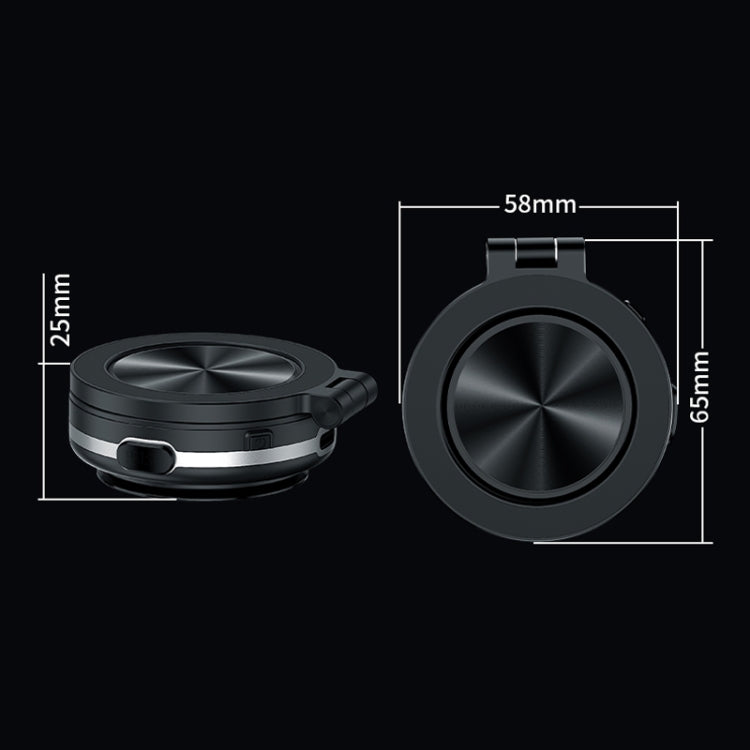 AIMITE C1 Vacuum Adsorption Foldable Magnetic Support Bracket Car Cell Phone Holder(Black) by AIMITE