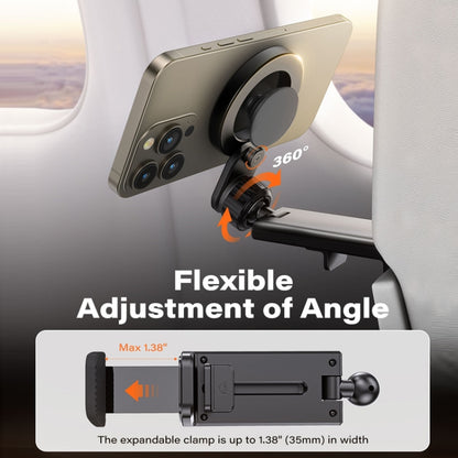 Desktop Live Broadcast Portable Strong Magnetic Foldable Travel Mobile Phone Holder(M10M-AR01) by buy2fix