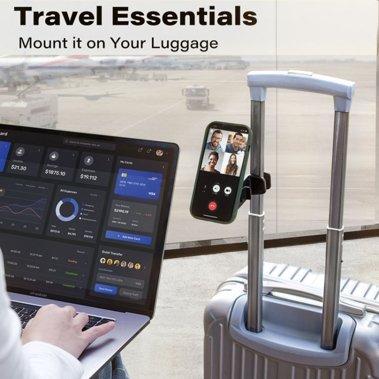 Desktop Live Broadcast Portable Strong Magnetic Foldable Travel Mobile Phone Holder(M10M-AR01) by buy2fix