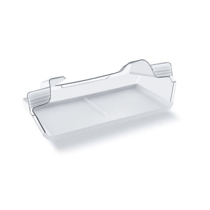 For 2024 Tesla Model 3 Screen Storage Box, Color: Translucent White + White by buy2fix