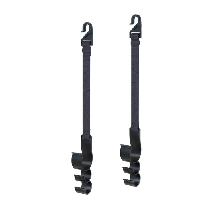1pair Car Seat Back Umbrella Fixed Storage Hook, Style: Adjustable by buy2fix