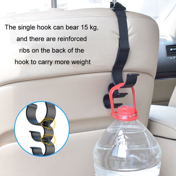 1pair Car Seat Back Umbrella Fixed Storage Hook, Style: Standard by buy2fix