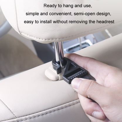 1pair Car Seat Back Umbrella Fixed Storage Hook, Style: Standard by buy2fix