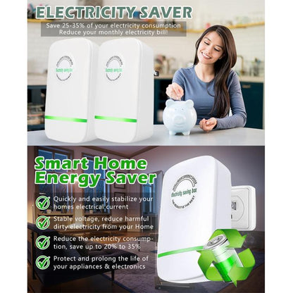 SD008 Smart Home Energy Saver Portable Safety Power Saving Box(UK Plug) by buy2fix