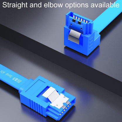 0.45m JINGHUA U510B High Speed SATA3.0 SSD Serial Cable(Black Straight To Straight) - eSATA & SATA & IDE by JINGHUA | Online Shopping UK | buy2fix