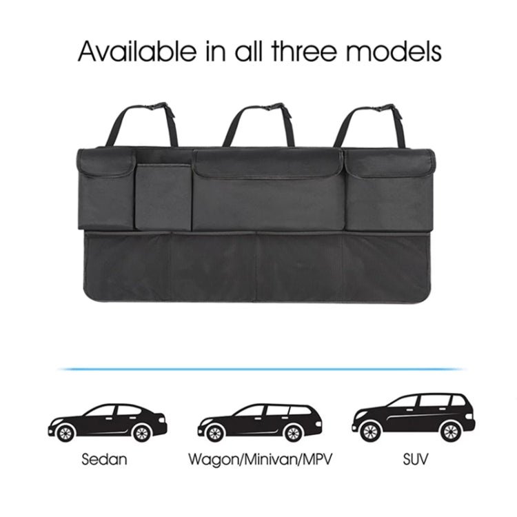 Car SUV Rear Seat Widening Organizing Storage Bag(Black) by buy2fix