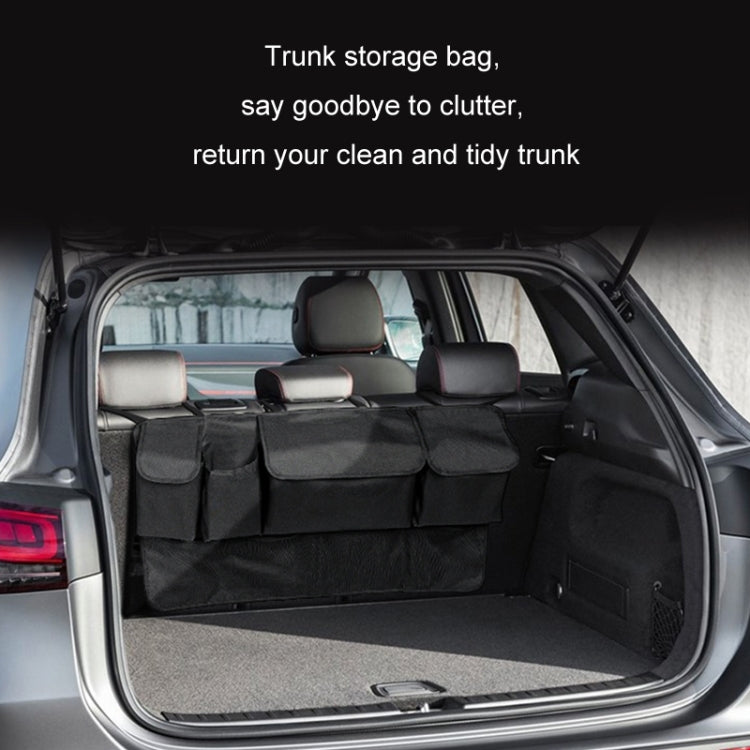 Car SUV Rear Seat Widening Organizing Storage Bag(Black) by buy2fix