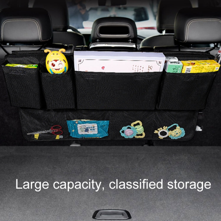 Car SUV Rear Seat Widening Organizing Storage Bag(Black) by buy2fix