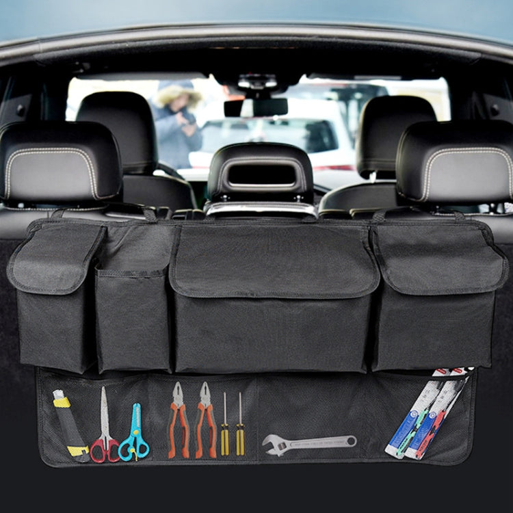 Car SUV Rear Seat Widening Organizing Storage Bag(Black) by buy2fix