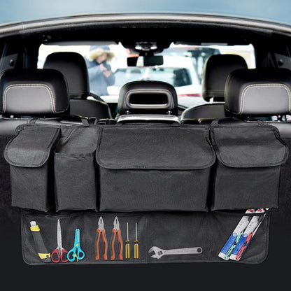 Car SUV Rear Seat Widening Organizing Storage Bag(Black) by buy2fix