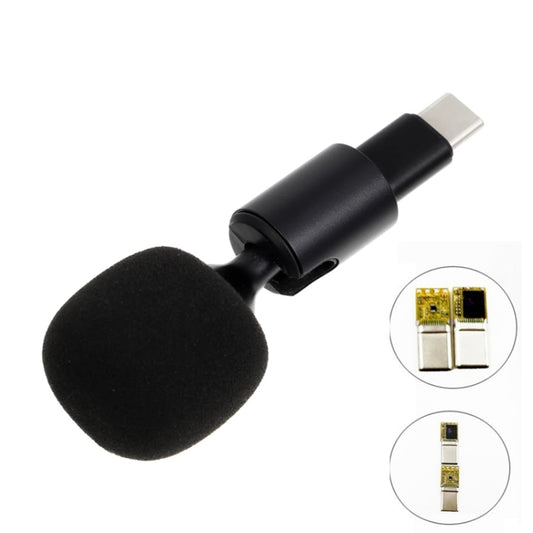 Mobile Phone Live Broadcast Microphone, Style: TYPE-C Straight Head Realtek Solution (Sponge Cover) - Microphone by buy2fix | Online Shopping UK | buy2fix