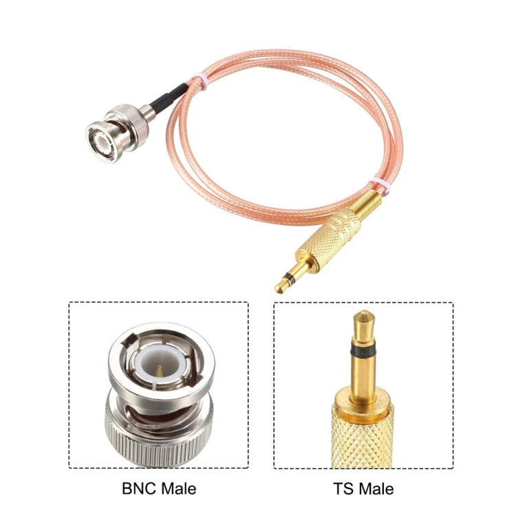 20cm BNC Male To 3.5mm Male Stereo Adapter Coaxial Power Audio RG316 Cable by buy2fix