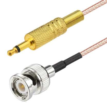 100cm BNC Male To 3.5mm Male Stereo Adapter Coaxial Power Audio RG316 Cable by buy2fix